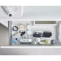 YAMAZAKI - Set de 2 rangements empilables tower 24 x 8 x 3,7 cm