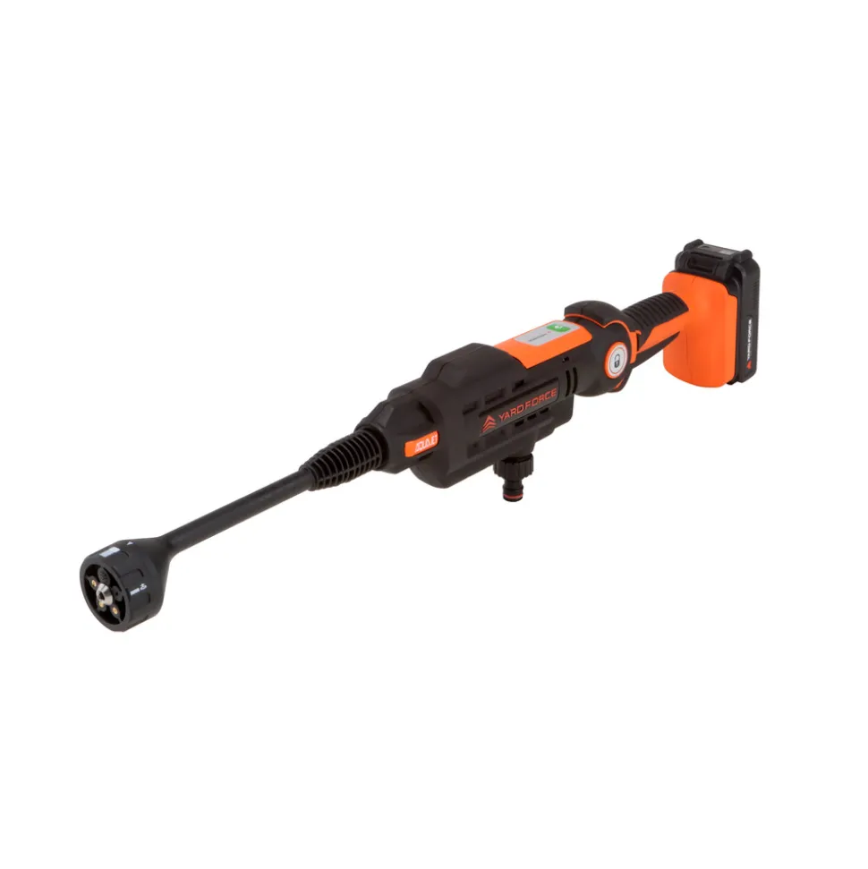 YARD FORCE - Nettoyeur aquajet 22bar 20v sans fil avec batterie li-ion 2.5ah, chargeur et accessoires - lw c02