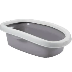 ZOLUX - Bac a litière sprint 20, gris pierre 39 x 58 x 17 h pour chat