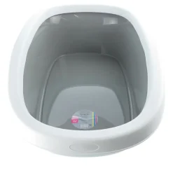 ZOLUX - Bac a litière sprint 20, gris pierre 39 x 58 x 17 h pour chat