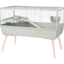 ZOLUX - Cage rongeur surélevée - zolux - néolife - pour cochon d'inde - 99 x 54 x 79 cm - vert