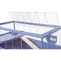 ZOLUX - Cage rongeur surélevée - zolux - néolife - pour cochon d'inde - 99 x 54 x 79 cm - bleu