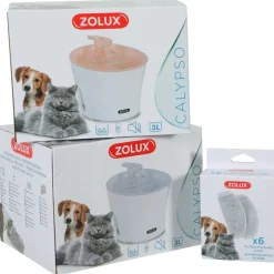 ZOLUX - Fontaine à eau pour chiens et chats calypso 3 litres