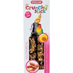 ZOLUX - Friandise Crunchy Stick tournesol cacahuète grandes perruches x2 -115g