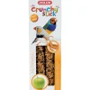 ZOLUX - Friandise Crunchy Stick pomme millet pour oiseaux exotiques x2 - 85 g