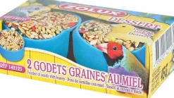 ZOLUX - Friandises au miel pour canaris, oiseaux exotiques et perruches x2