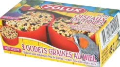 ZOLUX - Friandises au miel pour oiseaux exotiques - Lot de 2