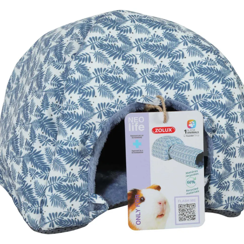 ZOLUX - Igloo en tissu pour cochon d'inde neolife 26.5 x 21.5 cm