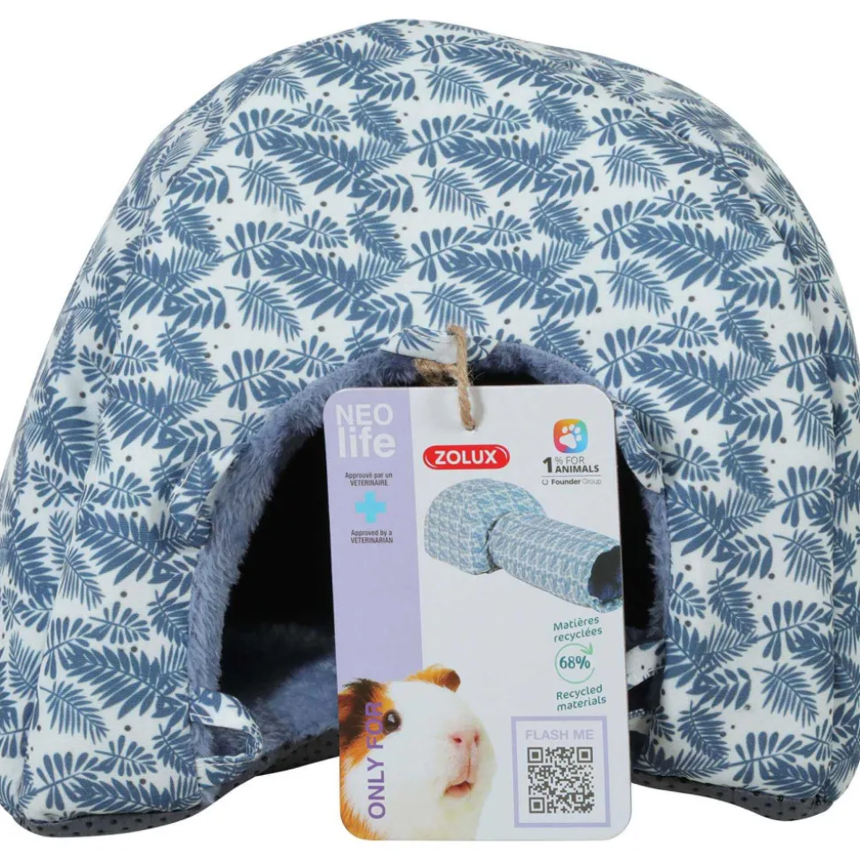 ZOLUX - Igloo en tissu pour cochon d'inde neolife 26.5 x 21.5 cm