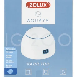 ZOLUX - Pompe à air igloo 200 blanc puissance 2.0 w débit max 120 l/h. Pour aquariu