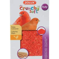 ZOLUX - Pâtée Crunchy Soft Ruby à la bêta-carotène pour canaris - 150 g