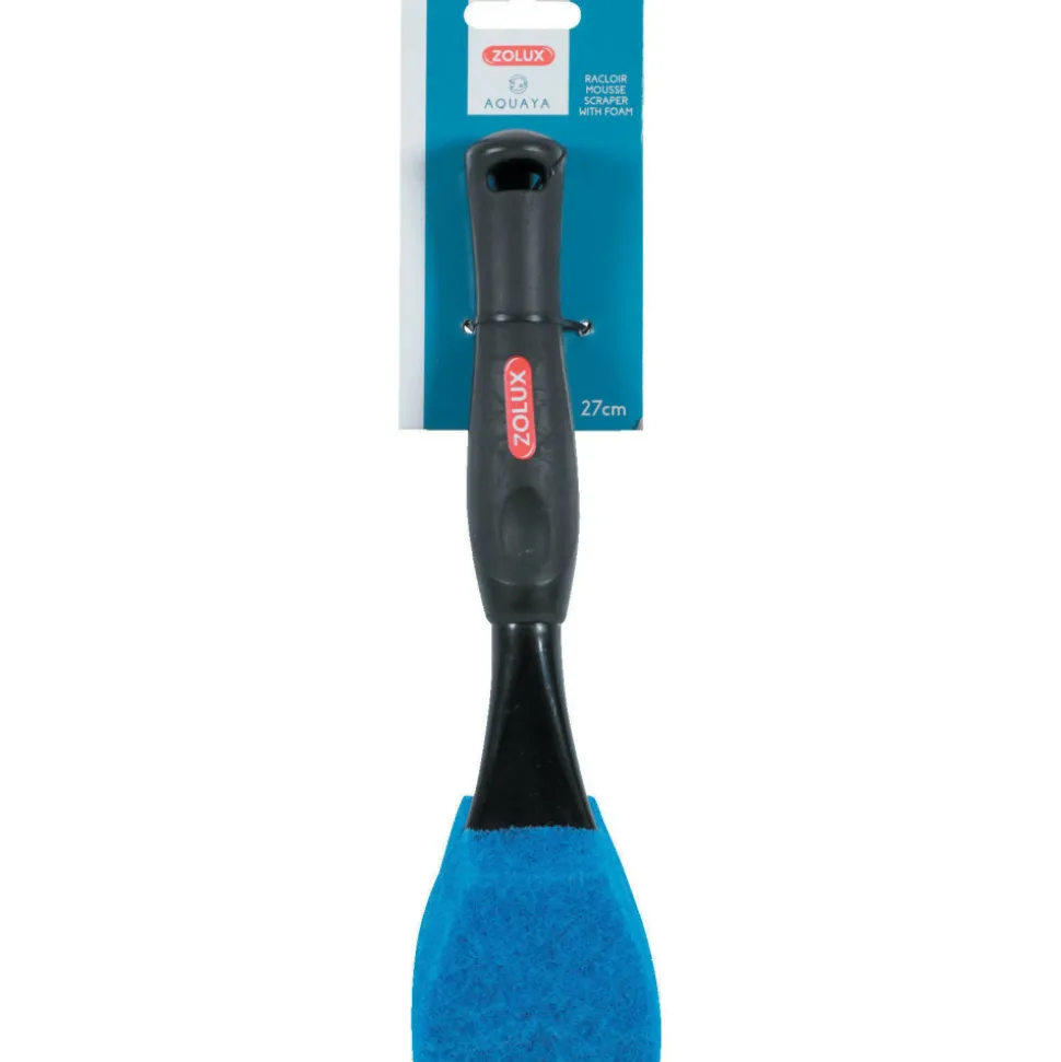 ZOLUX - Racloir avec mousse 27 cm pour nettoyage parois aquarium