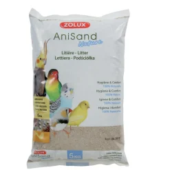 ZOLUX - Sable anisand nature litière 5 kg pour oiseaux