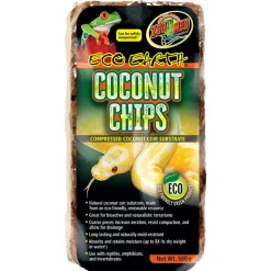 ZOO MED - Nouveaux chips de noix de coco eco earth 500 gr, pour substrats reptiles