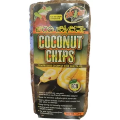 ZOO MED - Nouveaux chips de noix de coco eco earth 500 gr, pour substrats reptiles