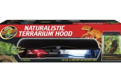 ZOOMED - Galerie d'éclairage- naturalistic terrarium hood 46 cm - galerie pour ampoule destinée aux reptiles (tortues, lézards, serpents)