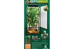 ZOOMED - Terrarium grillagé - reptibreeze extra-large 61 x 61 x 122 cm - terrarium destiné aux lézards type caméléon